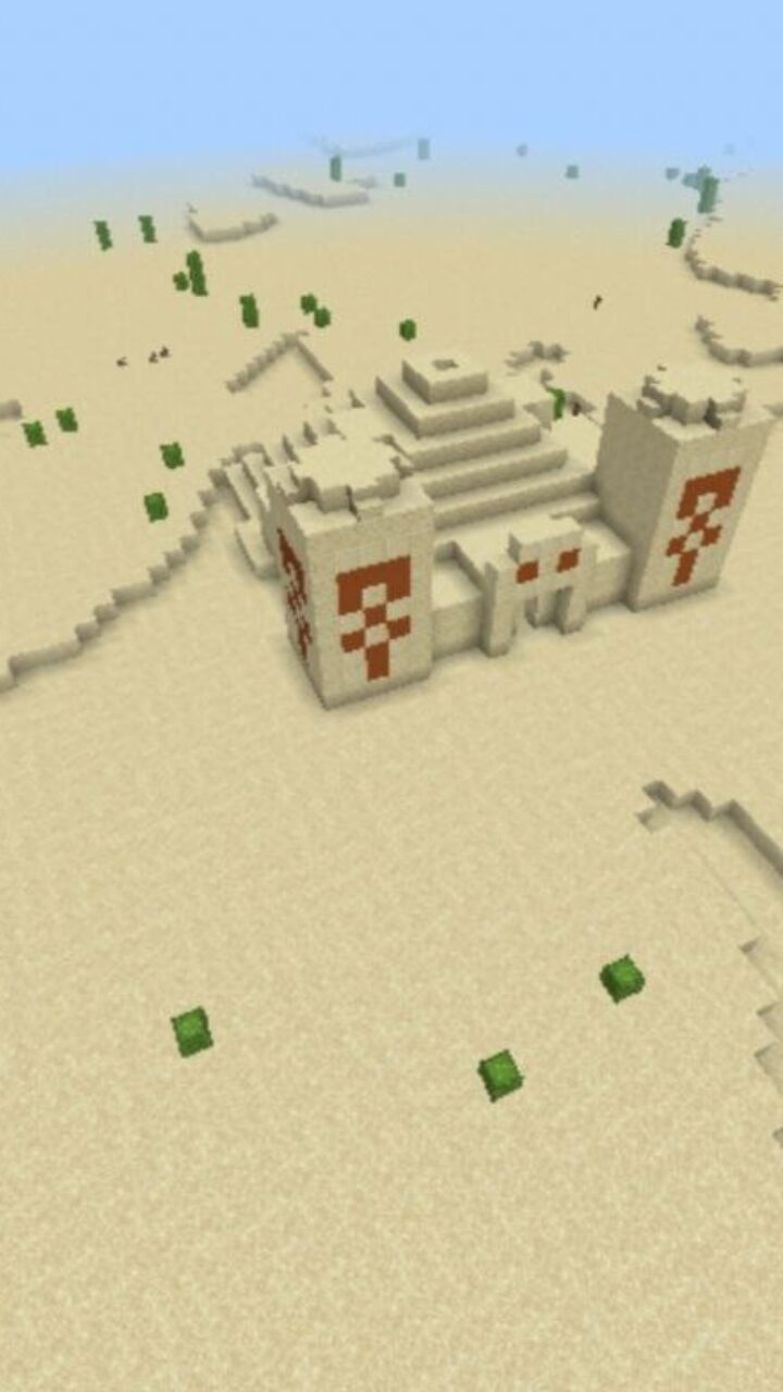 Desert from Earth Map for Minecraft PE