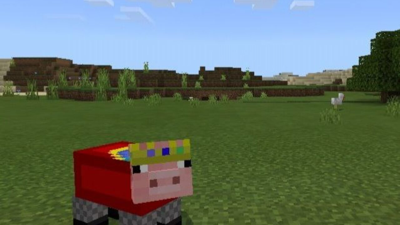 Costume for Pig from Technoblade Texture Pack for Minecraft PE