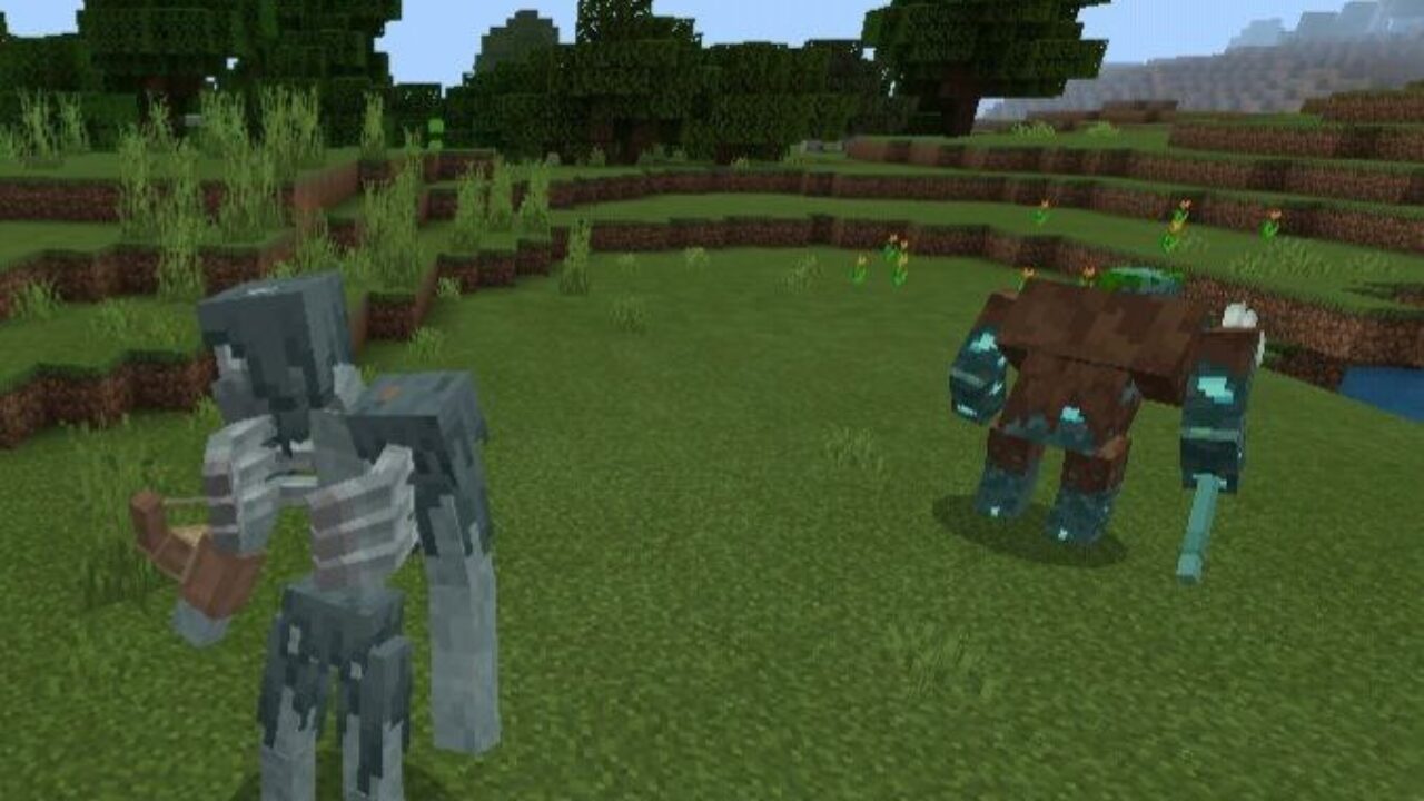 Mutants from More Creatures Mod for Minecraft PE