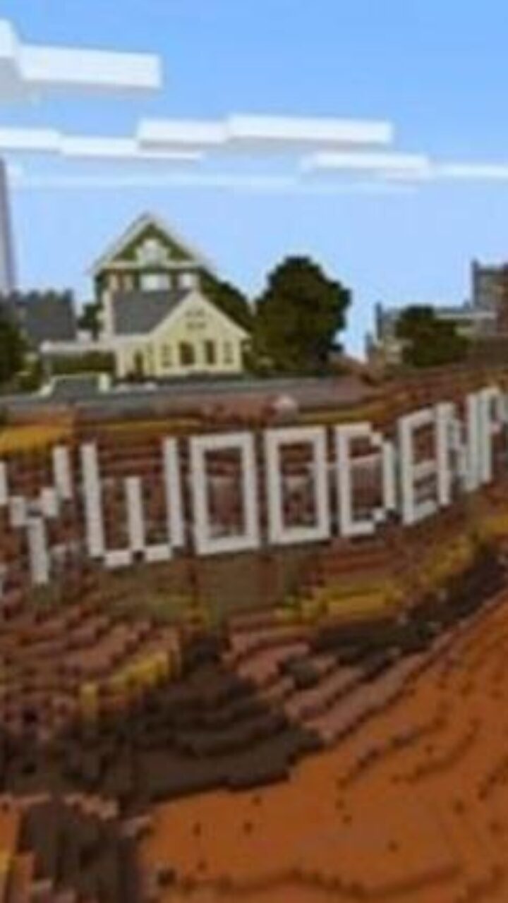 Hollywoodenplank from USA Map for Minecraft PE