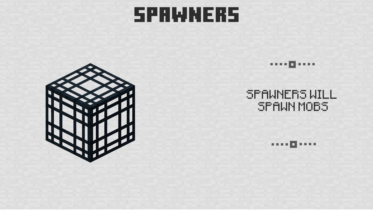 Spawners from Minecraft PE