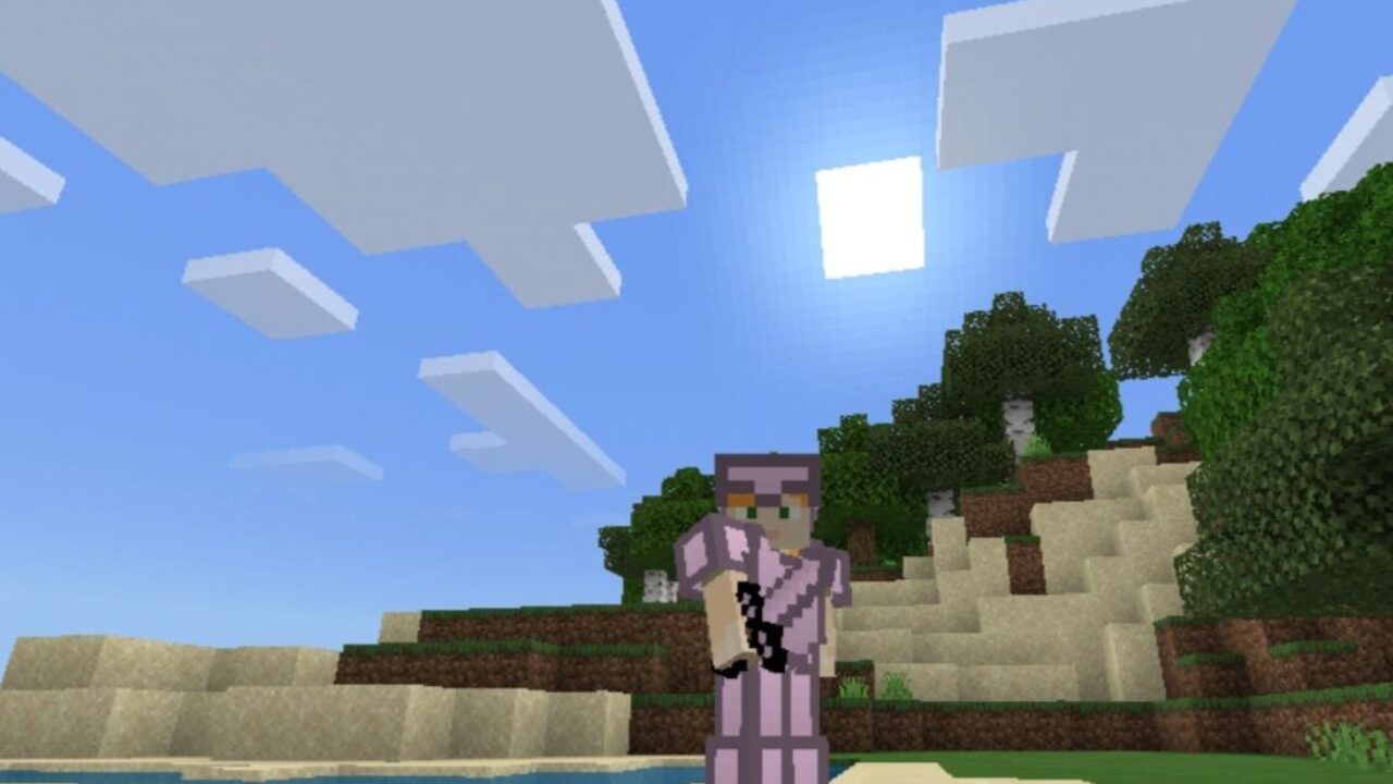 New armor from Pastel Texture Pack for Minecraft PE