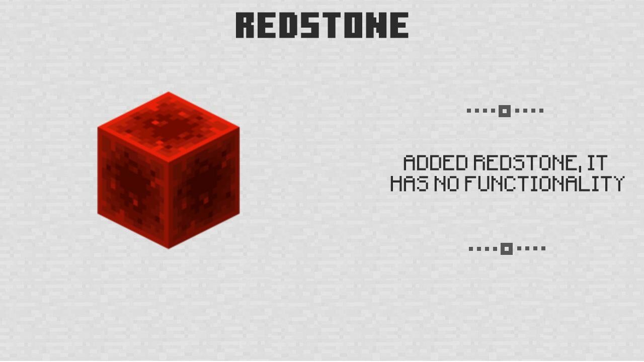 Redstone for Minecraft PE