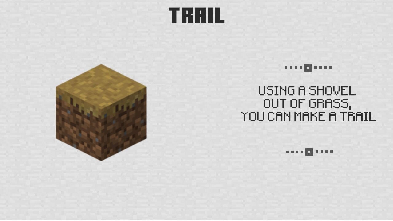 Trail for Minecraft PE