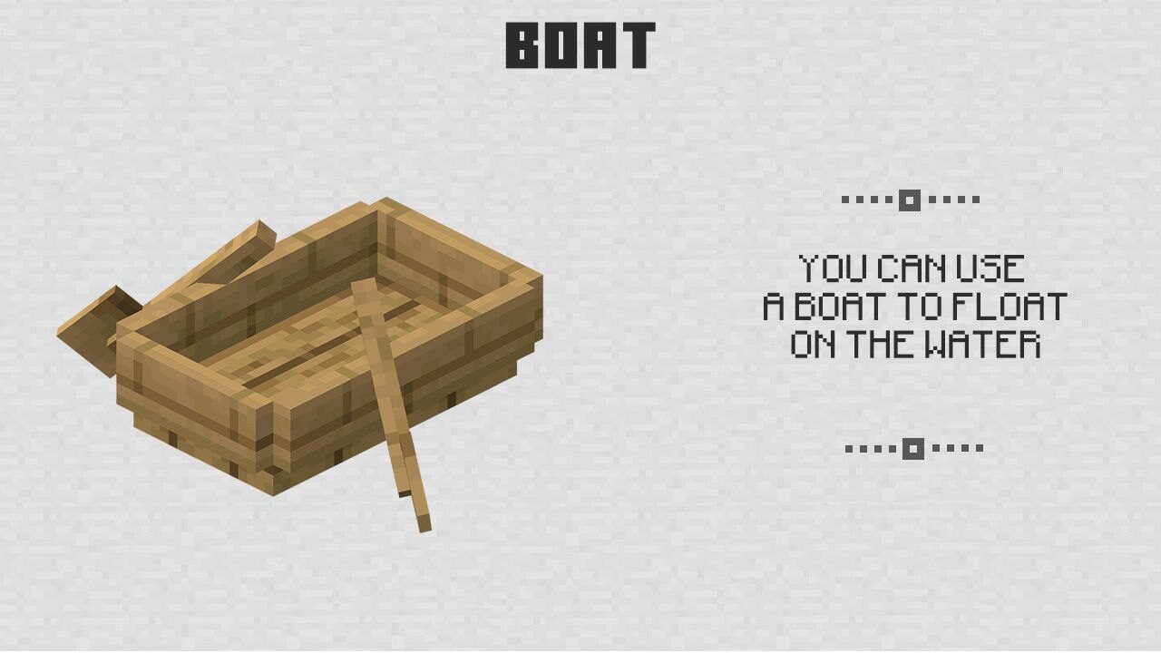 Boat for Minecraft PE