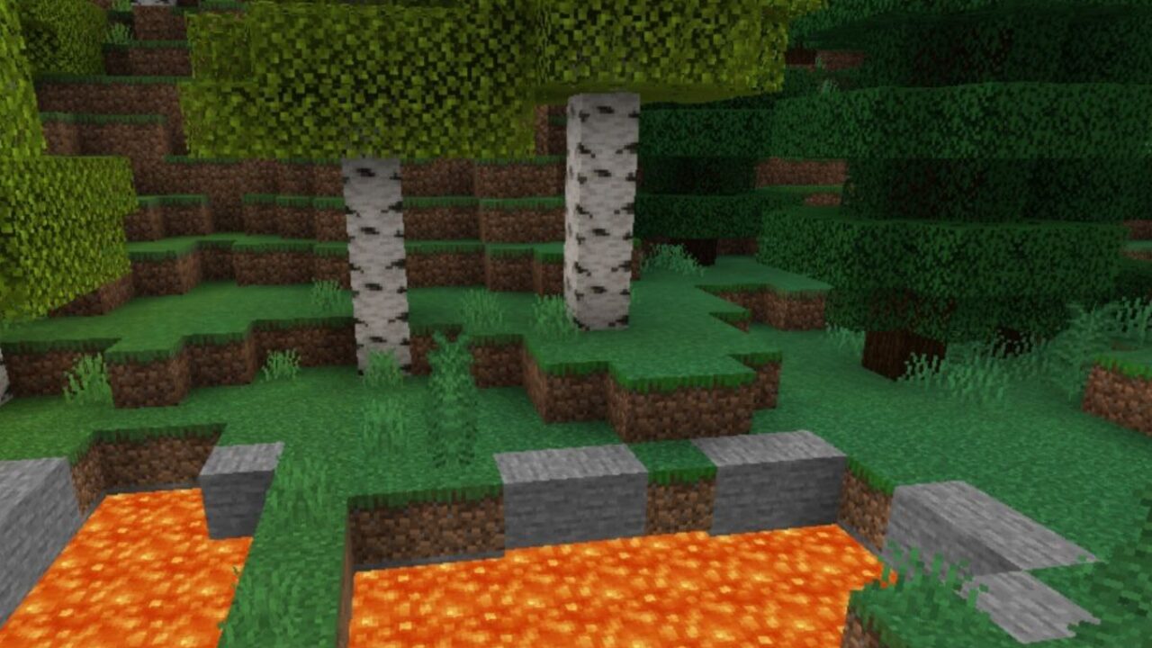 Lava from Vibrant Shader for Minecraft PE