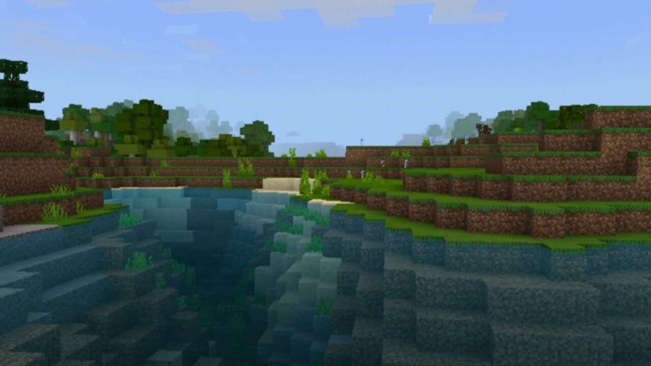 Water from Vibrant Shader for Minecraft PE