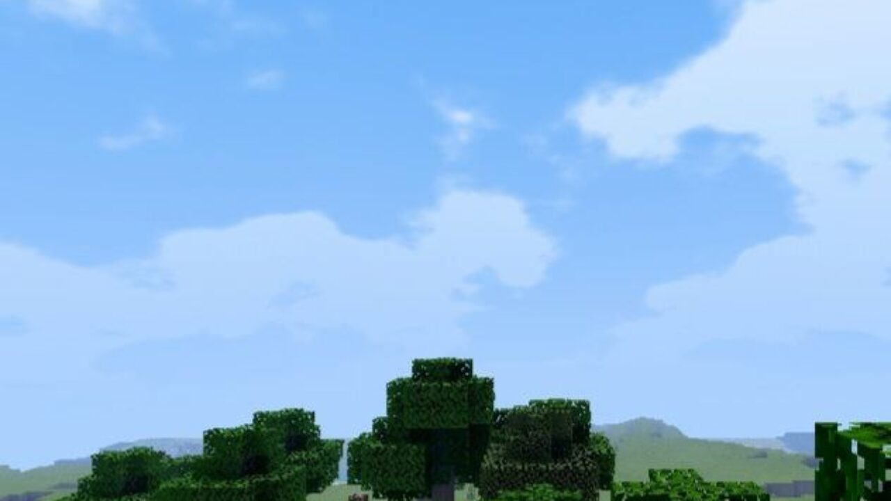 Forest from Parallax Shaders for Minecraft PE