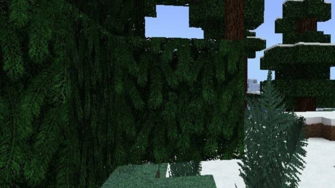 Leaves from Parallax Texture Pack for Minecraft PE