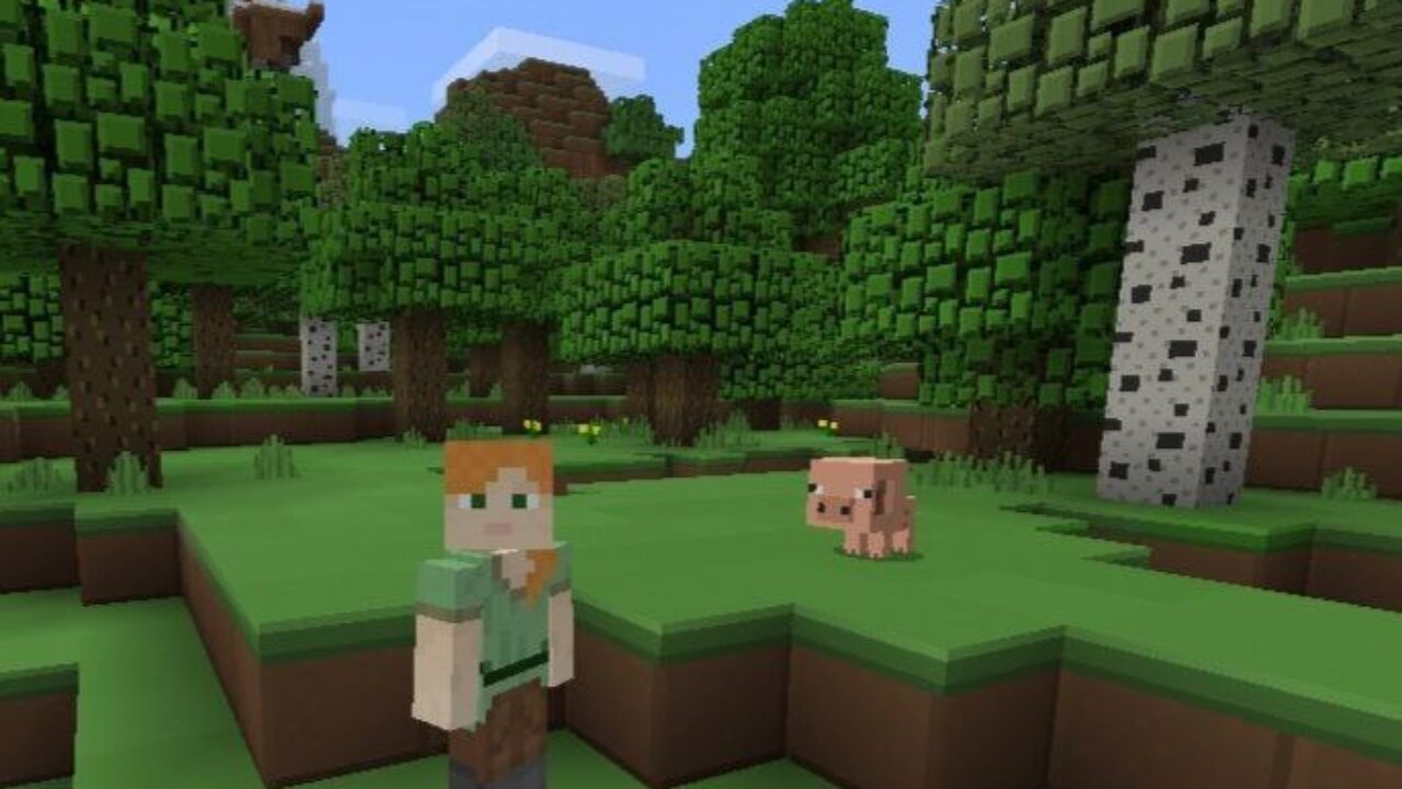 Nature from Plastic Texture Pack for Minecraft PE