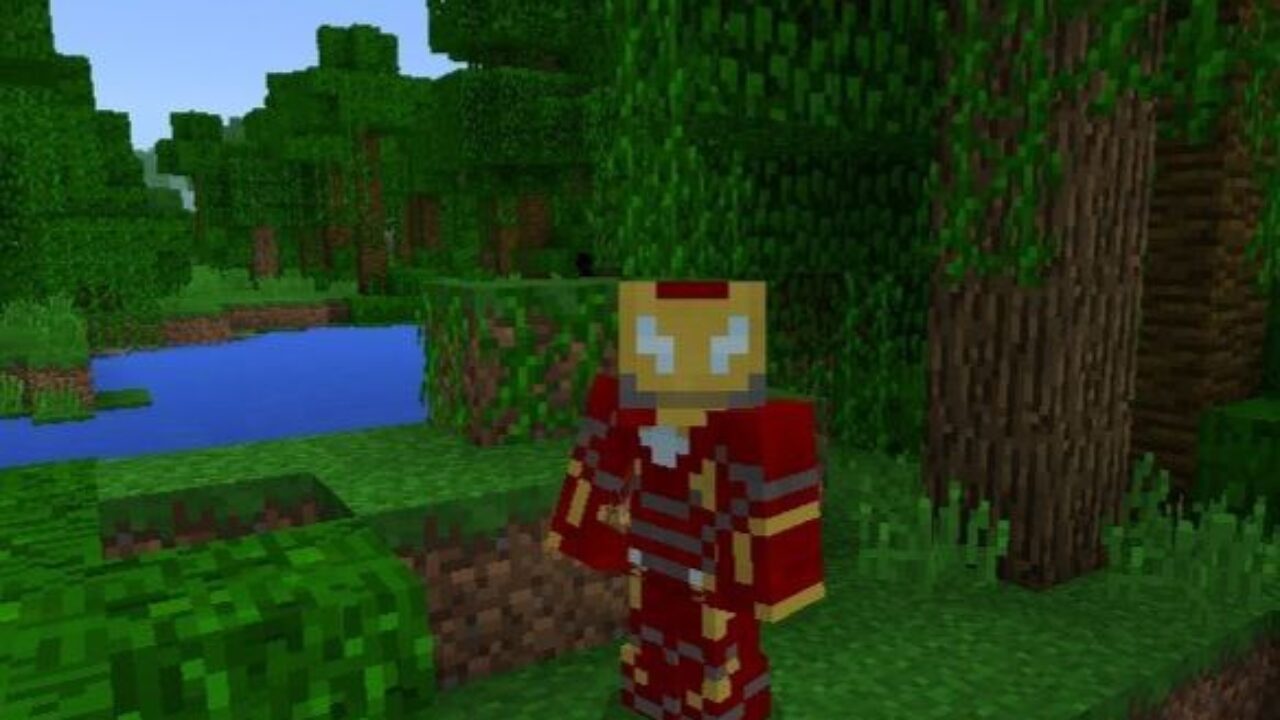 Iron Man Armor from Doctor Strange Mod for Minecraft PE