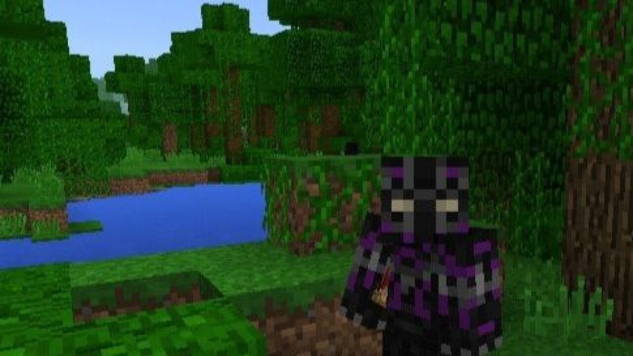 Black Panther Costume from Deadool Mod for Minecraft PE