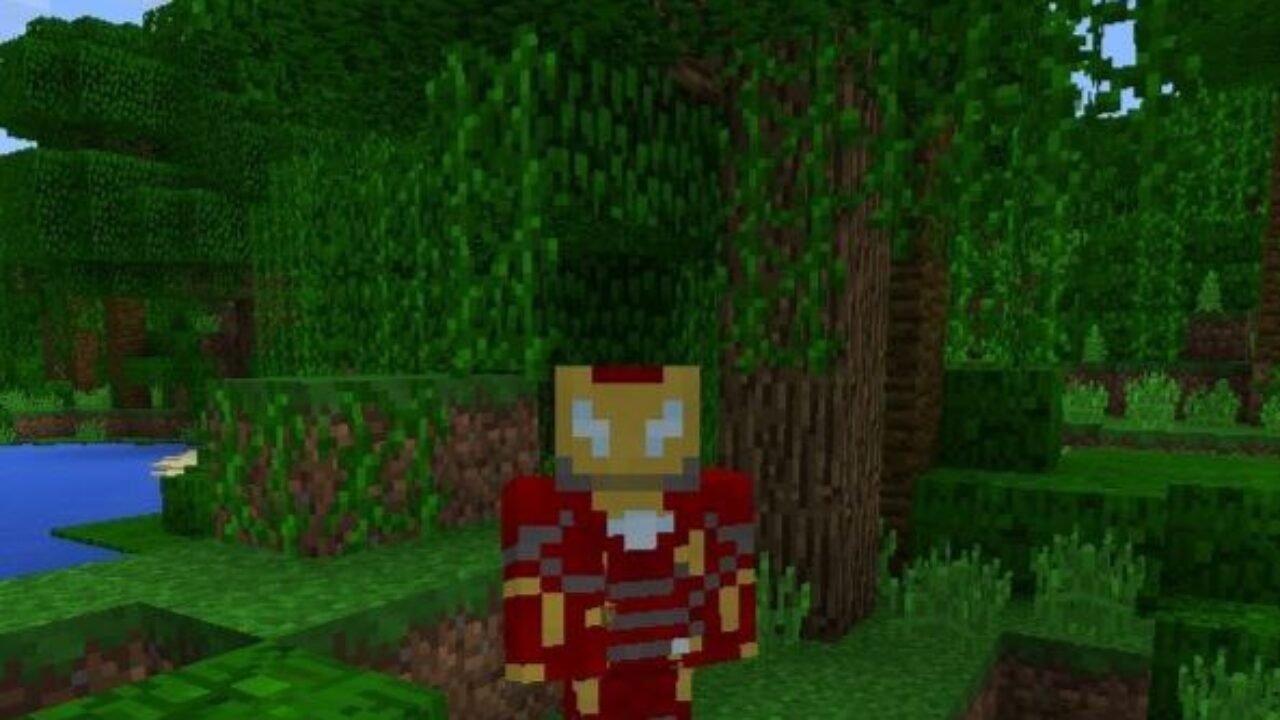 Iron Man Armor from Thanos Mod for Minecraft PE