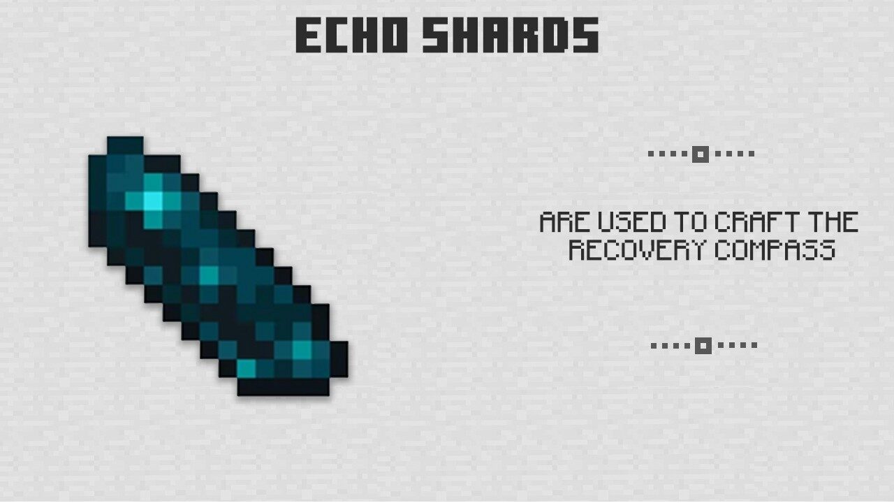 Echo Shards from Minecraft PE