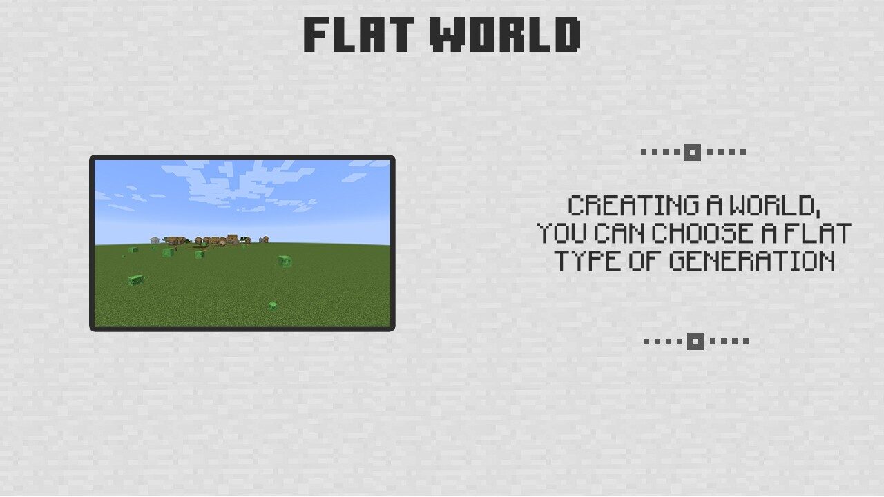 Flat World from Minecraft PE