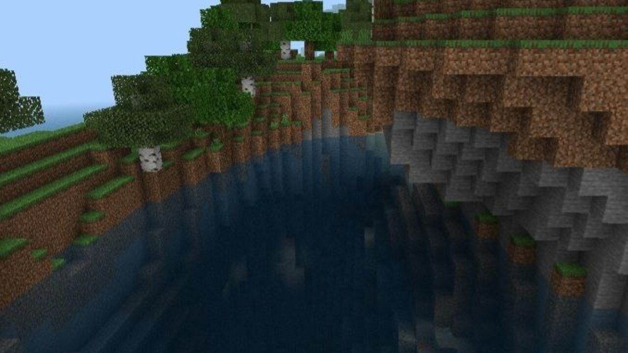 Deep Lake from Unbelievable Shaders for Minecraft PE