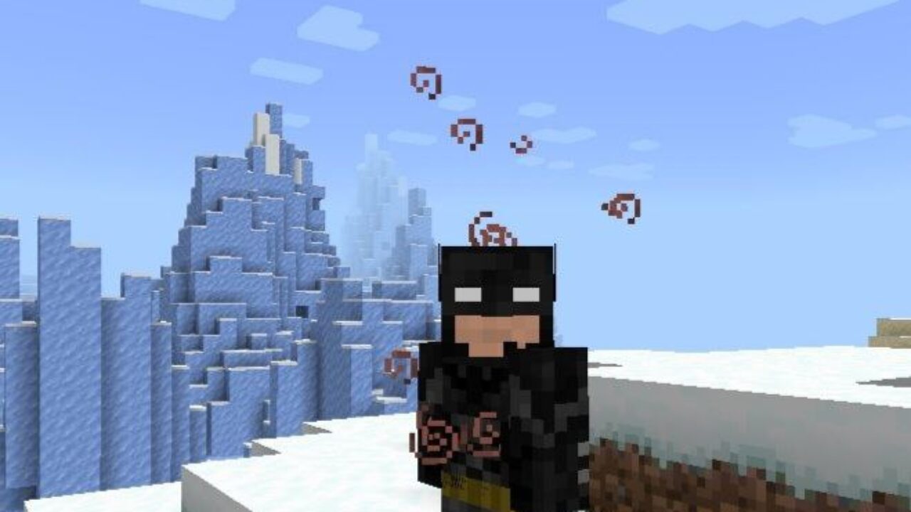 Batman Costume from Thor Mod for Minecraft PE