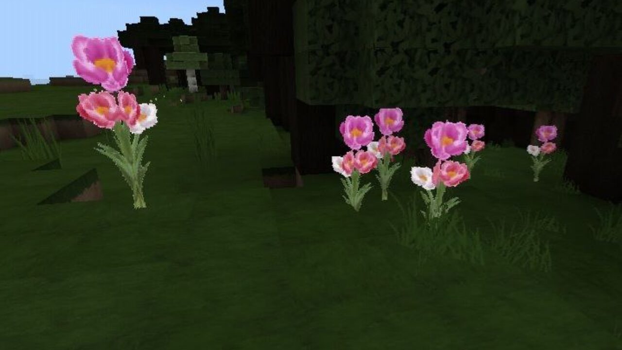 Flowers from Flows HD Texture Pack for Minecraft PE