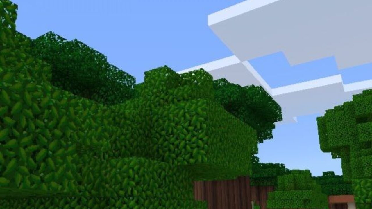 Trees from Dragon Dance Texture Pack for Minecraft PE