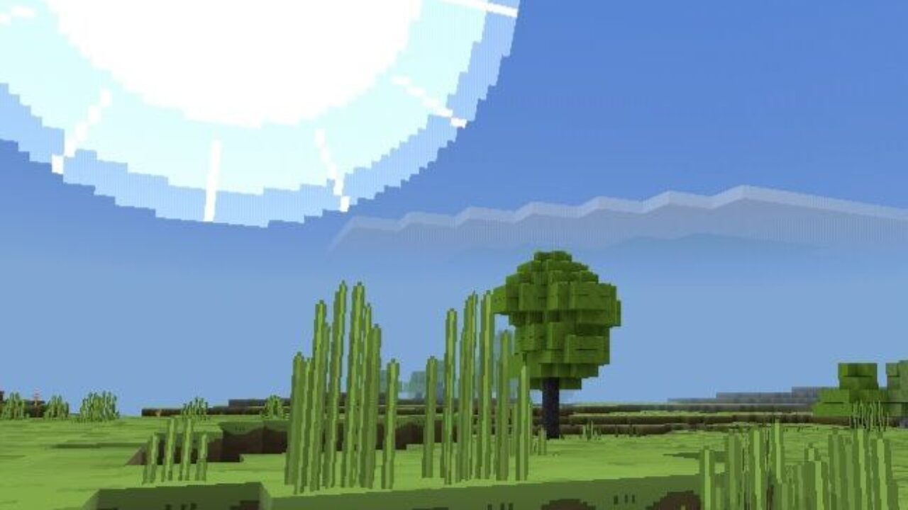 Sun from Adventure Time Texture Pack for Minecraft PE