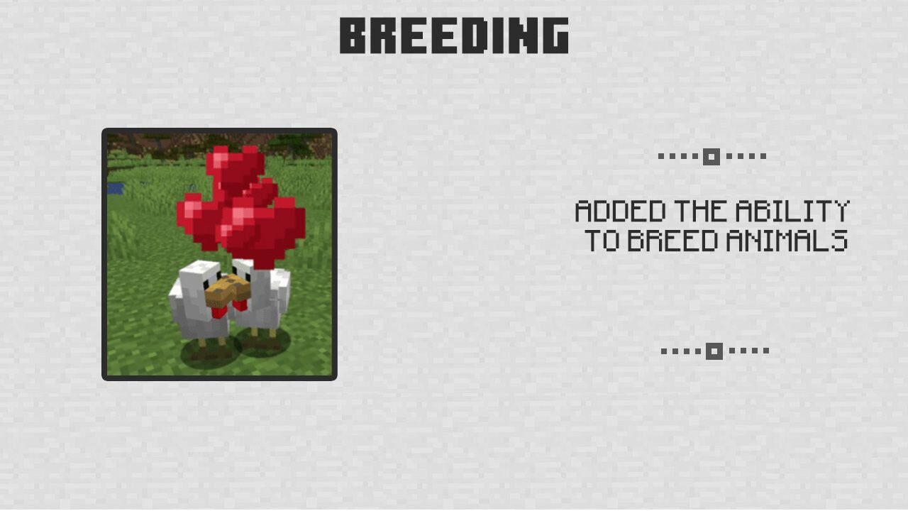 Breeding for Minecraft PE