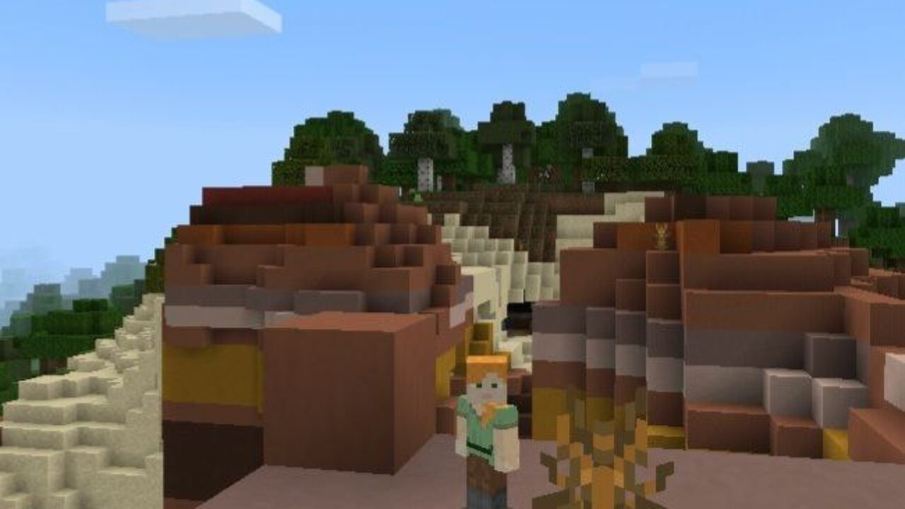 Really Small Steve from Shrink Mod for Minecraft PE