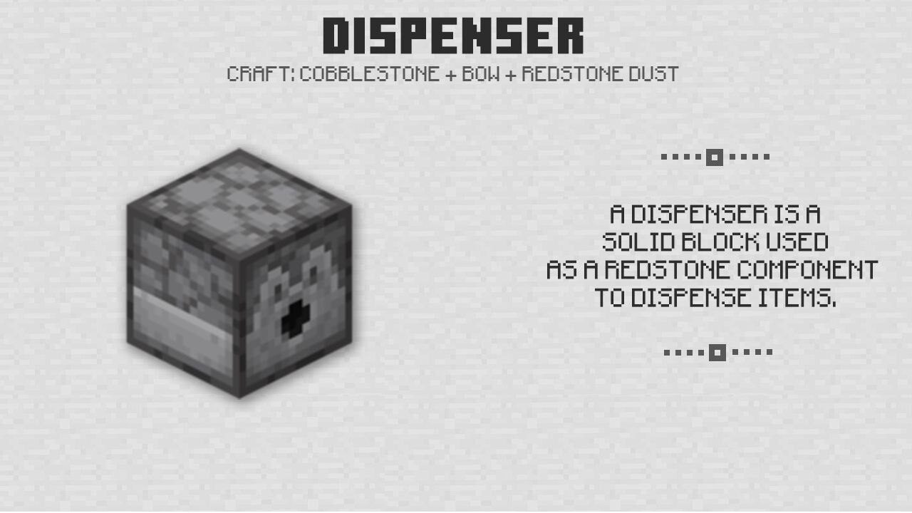 Dispenser for Minecraft PE 0.14.0