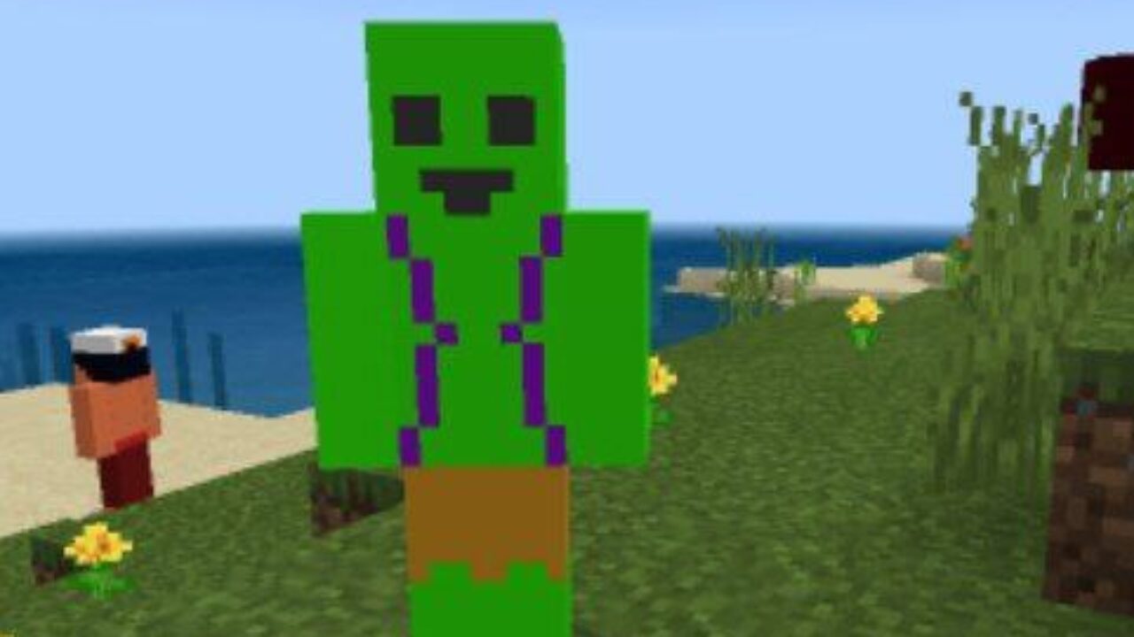 Spike from Brawls Stars Mod for Minecraft PE