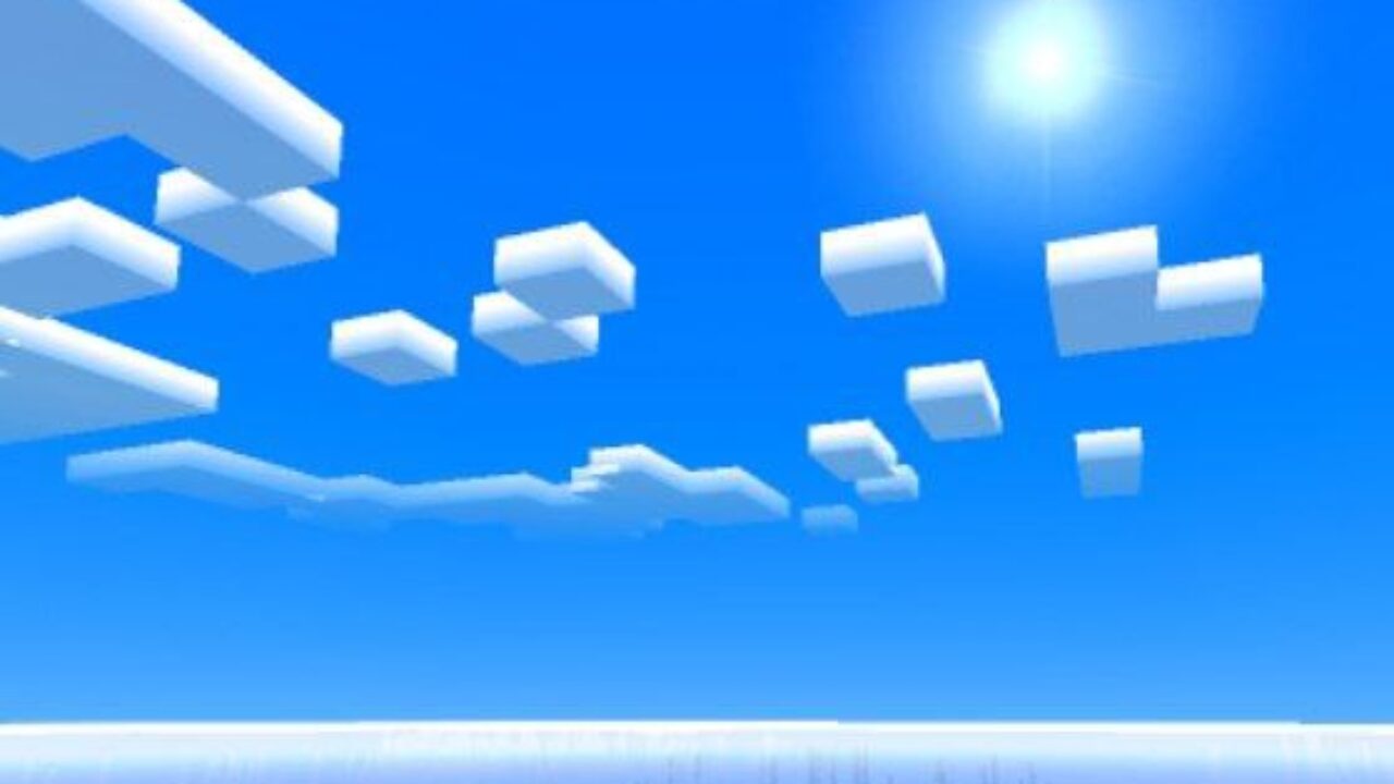 Sky from Pisces Be Shaders for Minecraft PE