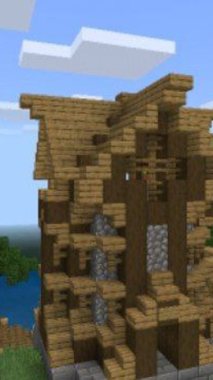 Building from Medieval Map for Minecraft PE