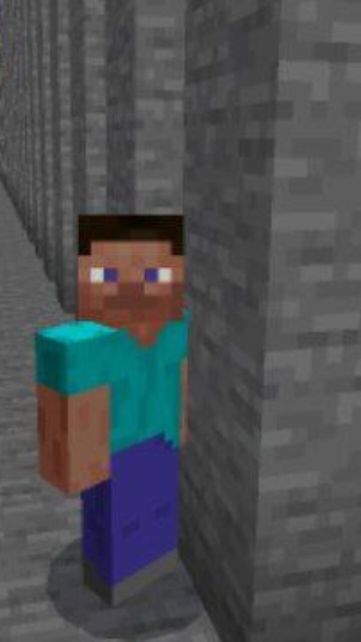 Steve in the Maze from Maze Map for Minecraaft PE