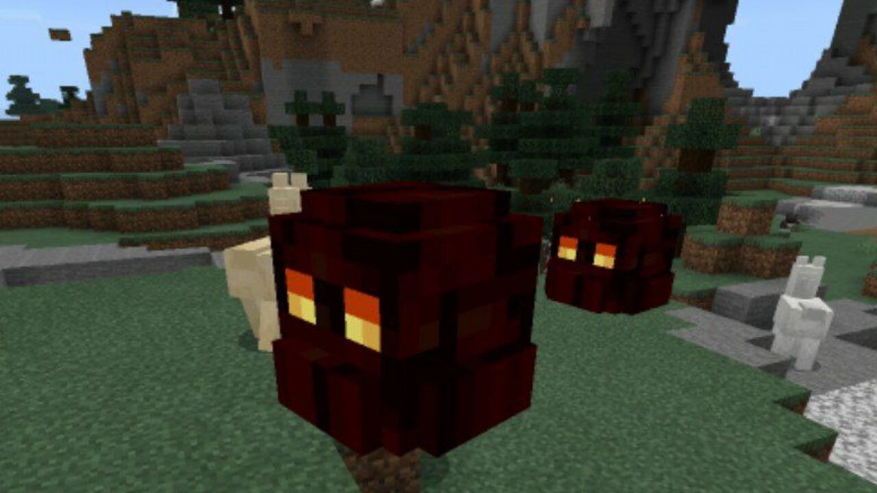 New Magma Cube from Mob Texture Pack for Minecraft PE