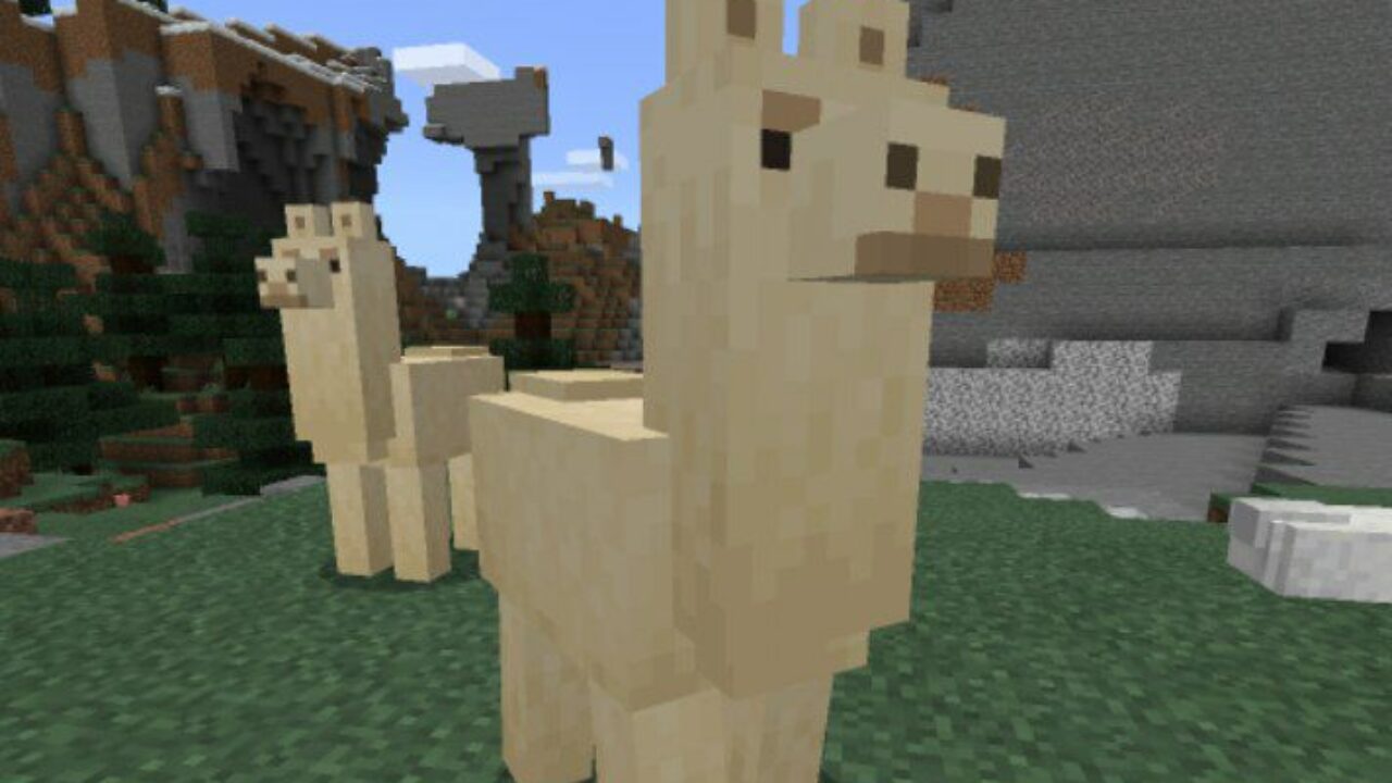 New Llama from Mob Texture Pack for Minecraft PE