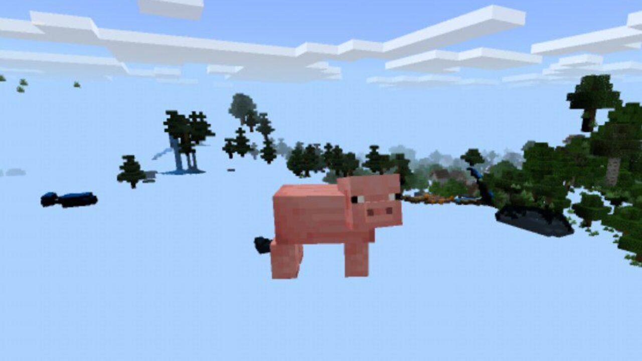 Pig from X-Ray Texture Pack for Minecraft PE