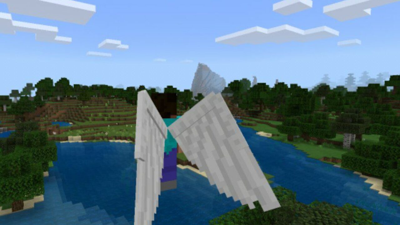 Angel Wings from Elytra Texture Pack for Minecraft PE