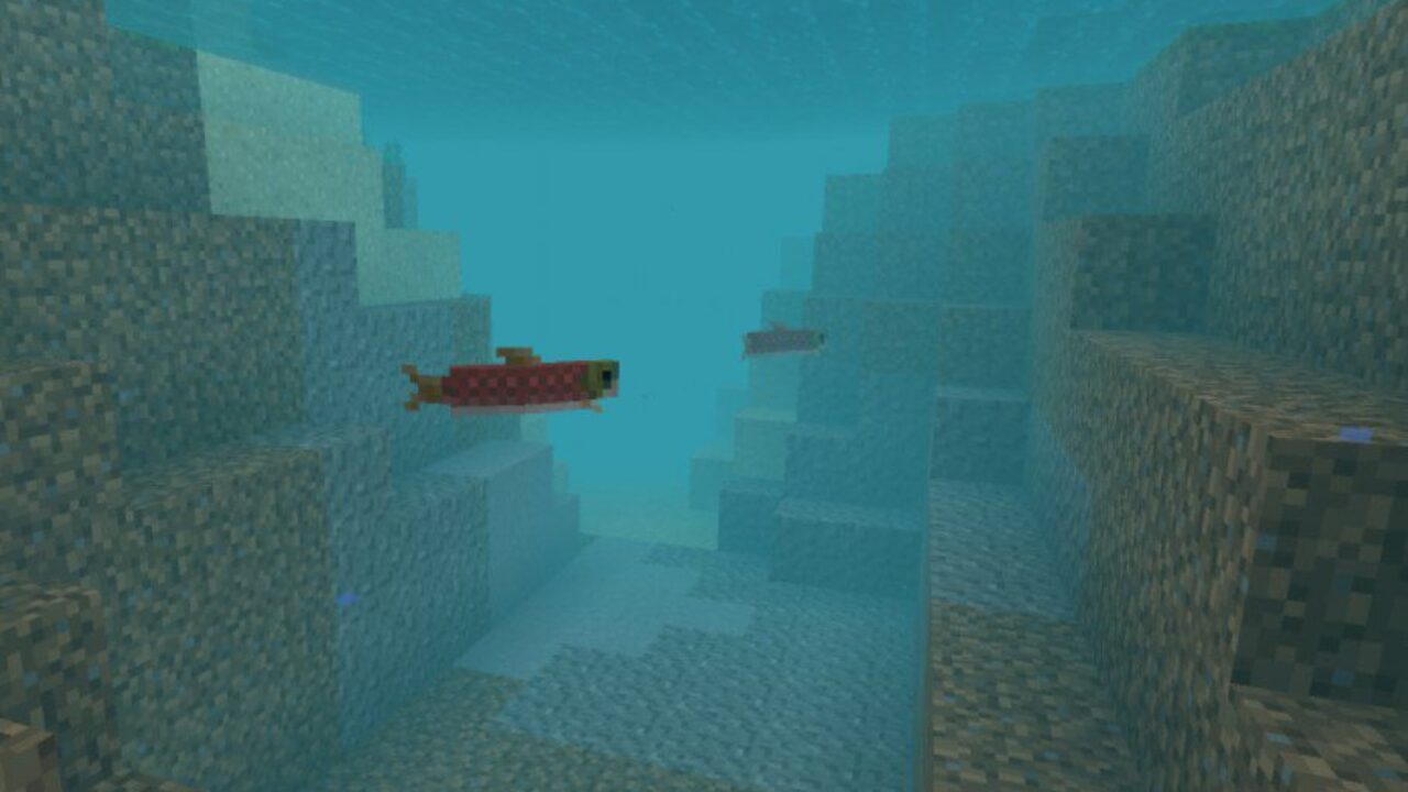 Underwater from Water Texture Pack for Minecraft PE