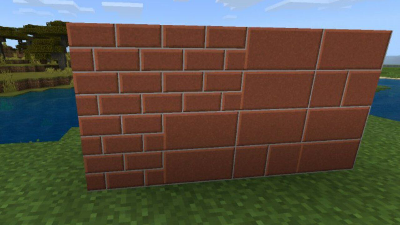 Red Bricks from Brick Texture Pack for Minecraft PE