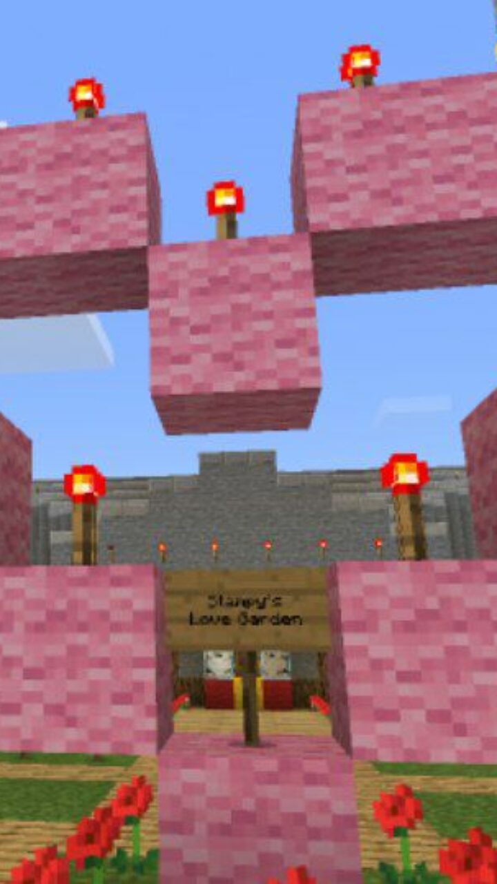 Entrance from Stampys Lovely Map for Minecraft PE