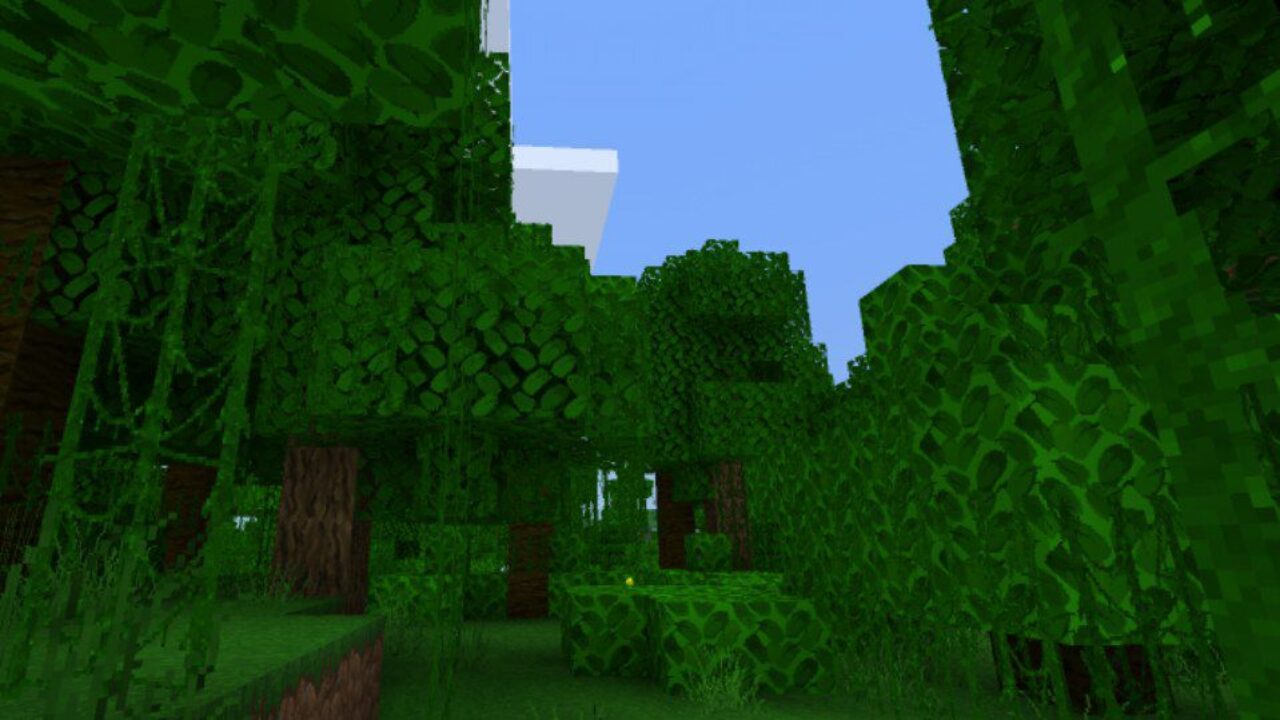 Trees from Natural Texture Pack for Minecraft PE