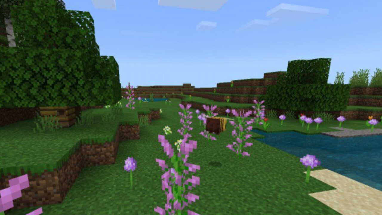 Flowers from Natural Texture Pack for Minecraft PE