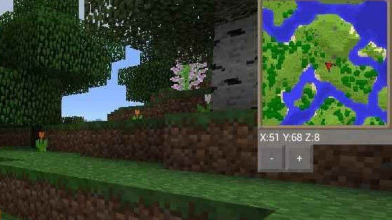 Map Mod for Minecraft PE