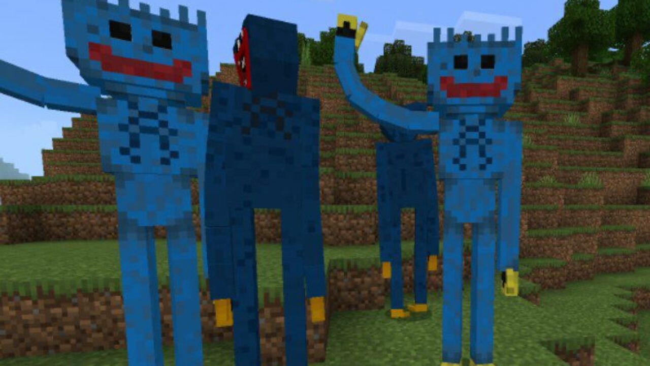 Monsters from Poppy Playtime Mod for Minecraft PE