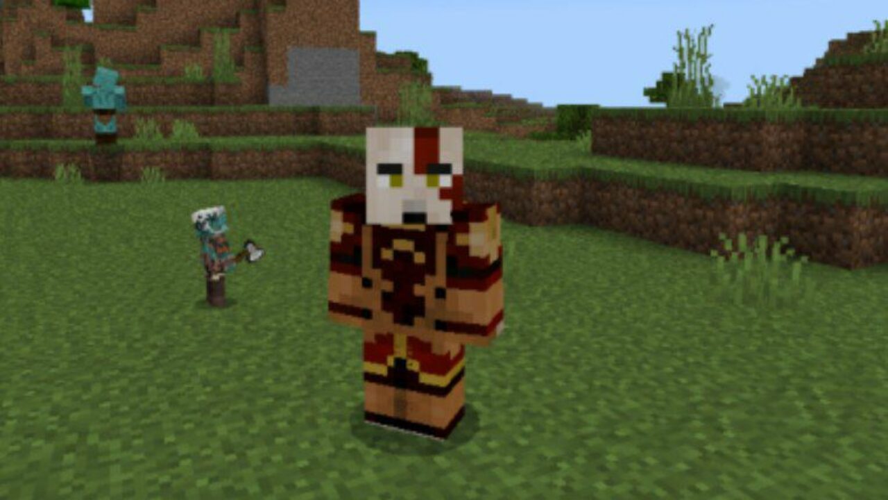 Kratos Armor from God of War Mod for Minecraft PE