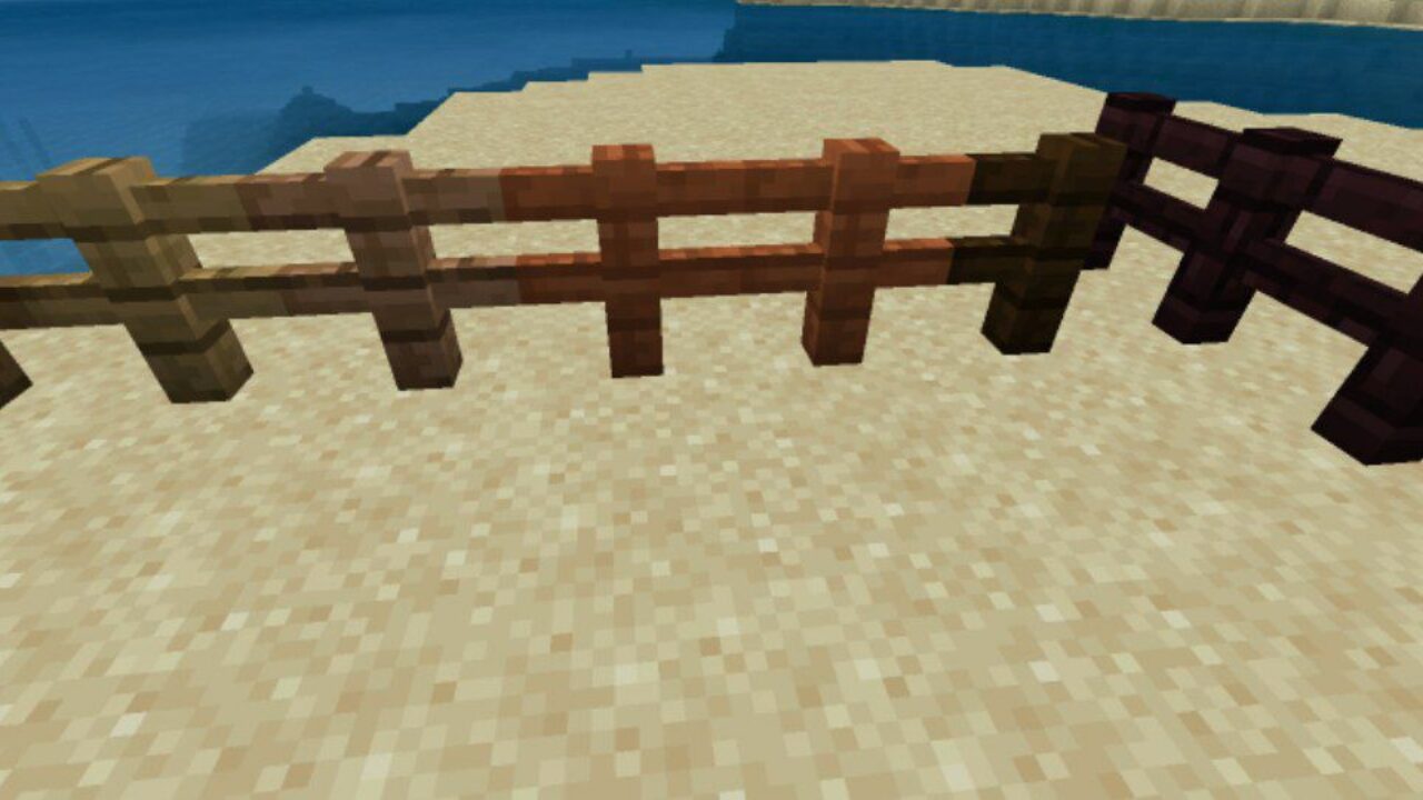 Fence from Smooth Texture Pack Minecraft PE