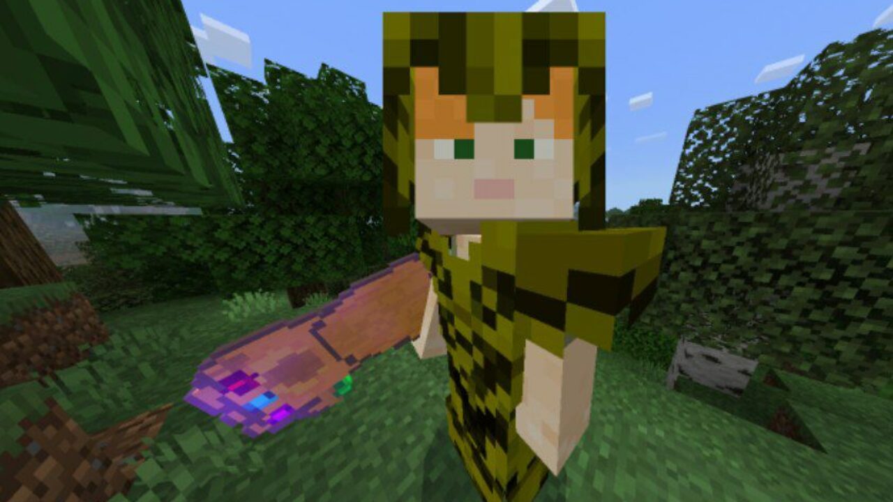 Armor from Infinity Gauntlet Mod for Minecraft PE