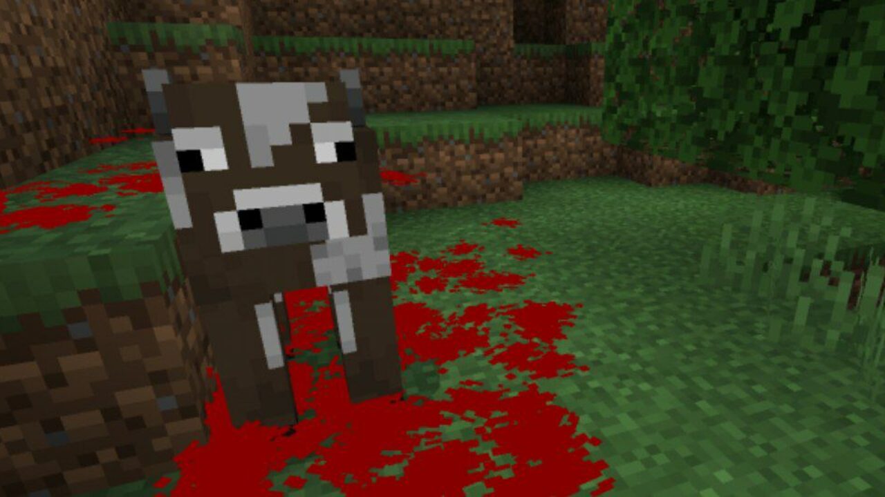 Blood Spots from Blood Mod for Minecraft PE