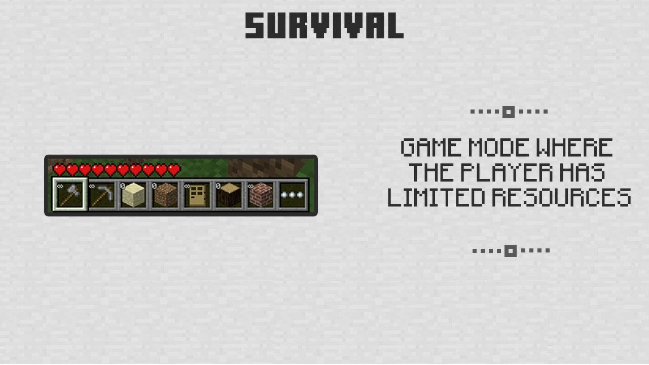 Survival from Minecraft PE 0.2