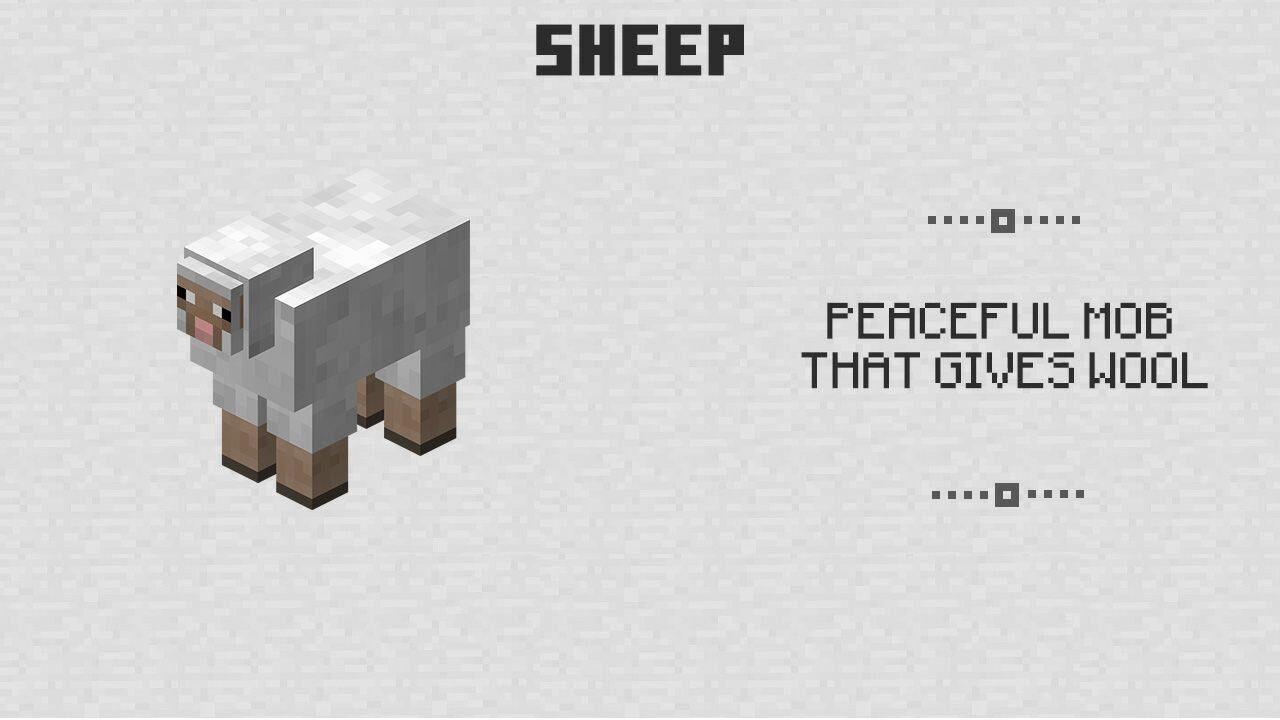 Sheep from Minecraft PE 0.2