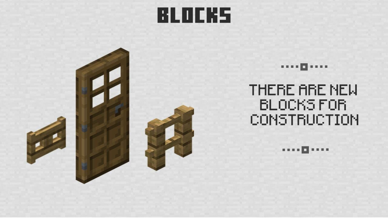 Blocks from Minecraft PE 0.2