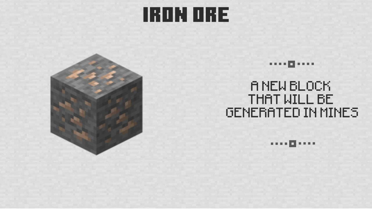 Iron Ore from Minecraft PE 0.3